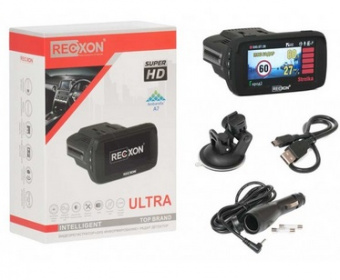 Видеорегистратор Recxon Ultra с радар-детектором и GPS